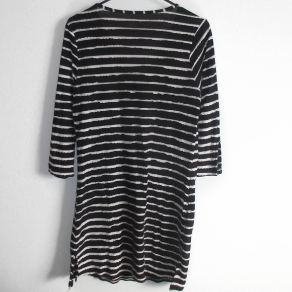 Black and White Striped Dress Size Medium - Picture 3 of 3